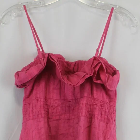 OP Pink Riot Ruffle Short Dress - Picture 7 of 8